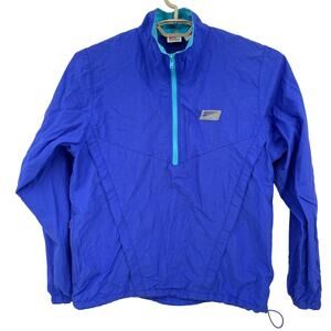 Nike Vintage 90's Spell Out Gortex 3M Reflective 1/4 zip Windbreaker Jacket M
